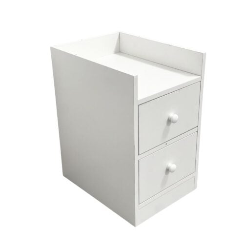 Bragg Cebu Bedside Table Side Table, White Side