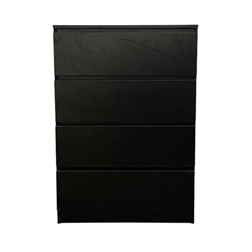 Bragg Corfu 4-Drawer Chest of Drawers, Black