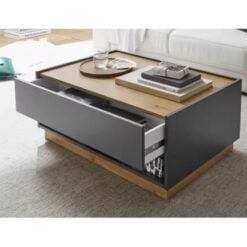 Bragg Riga Double Drawer Coffee Table Lounge with Drawer