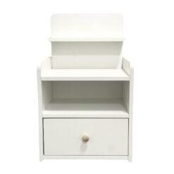 Bragg Zadar Bedside Table Side Table, White