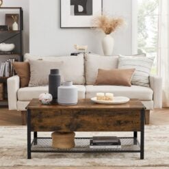 Bragg Maputo Fold Top Coffee Table, Brown