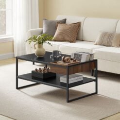 Bragg Tampa Coffee Table, Black Lifestyle