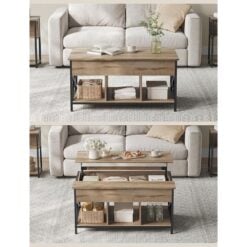 Bragg Windhoek Lift Top Coffee Table, Greige