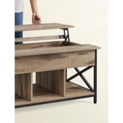 Bragg Windhoek Lift Top Coffee Table, Greige