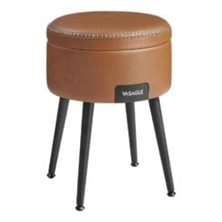 Vasagle Dressing Table Stool Storage Ottoman, Brown
