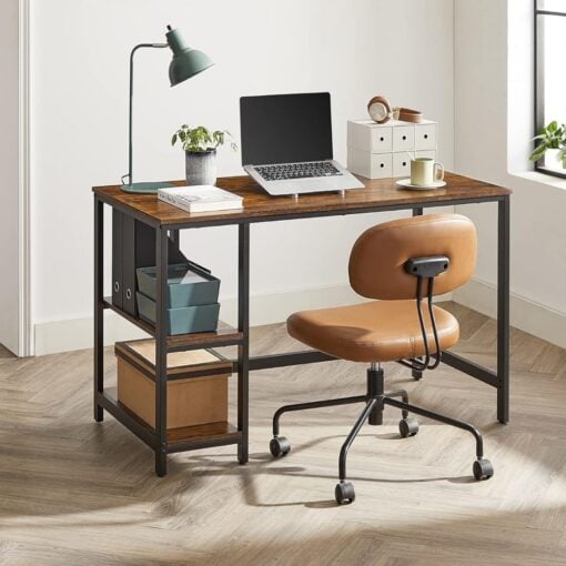 Bragg Muscat Computer Desk Student Office Table, Brown Lifestyle