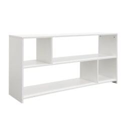 Bragg Caracas Storage Display Bookshelf, White Side