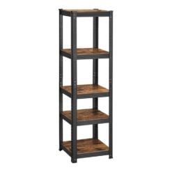 Songmics Industrial Adjustable Storage Unit Shelves, Brown