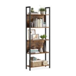Bragg Taipei 5-Tier Standing Storage Display Shelf Bookcase