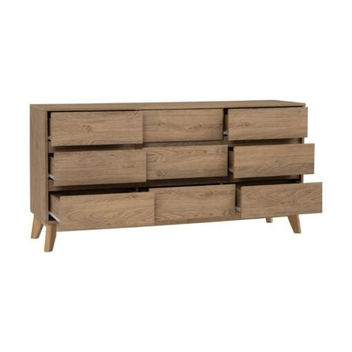 Bragg Hirado Chest of Drawers 9 Drawers Drawers Open