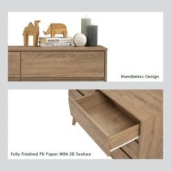 Bragg Hirado Chest of Drawers, 6 Drawers Close Up