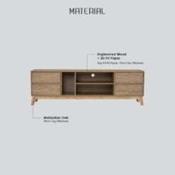 Bragg Hirado TV Stand Materials