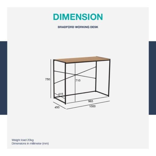 Bragg Bradford Student Office Desk Dimensions