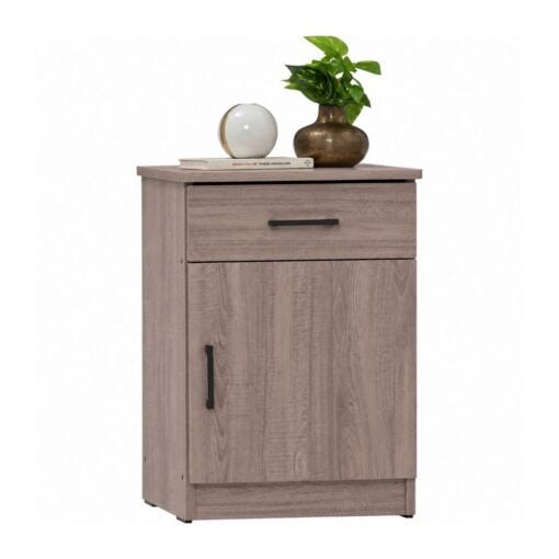 Bragg Dublin Bedside Side Table, Dark Oak