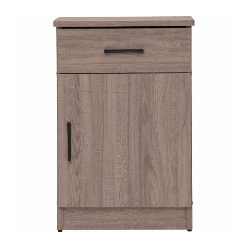 Bragg Dublin Bedside Side Table, Dark Oak