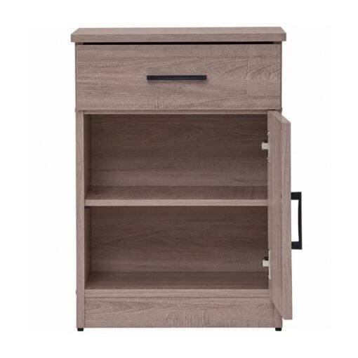 Bragg Dublin Bedside Side Table, Dark Oak