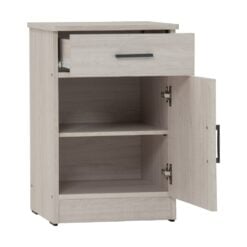 Bragg Dublin Bedside Side Table Door and Drawer Open