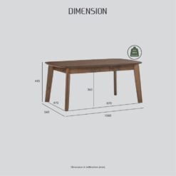 Bragg Hiace Coffee Table Dimensions