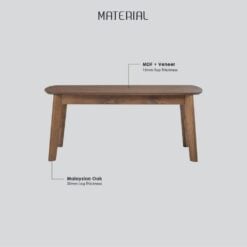 Bragg Hiace Coffee Table Material