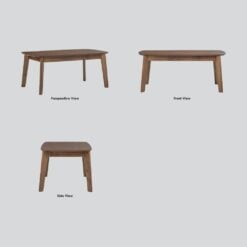 Bragg Hiace Coffee Table All Sides