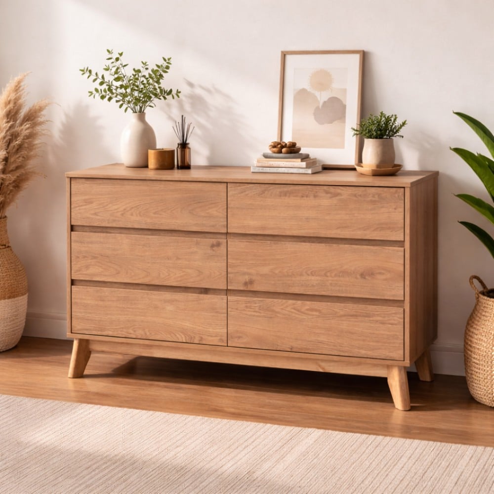 Bragg Hirado Chest of Drawers, 6 Drawers