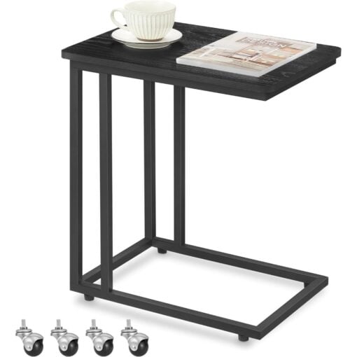 Bragg Lisbon Side End Table, Black - Image 2