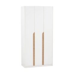 Bragg Mando 3 Door Wardrobe Closet
