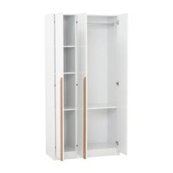 Bragg Mando 3 Door Wardrobe Closet Open