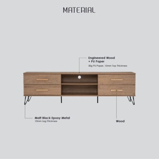 Bragg Samos TV Stand Material