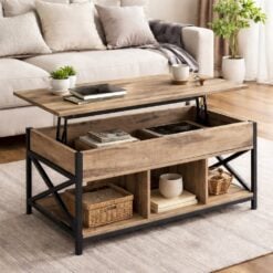 Bragg Windhoek Lift Top Coffee Table, Greige