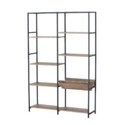 Bragg Essential Display Bookshelf with Magazine Shelf Plain