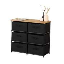 Bragg Essential Fabric Chest of Drawers (6 Drawer)