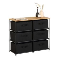 Bragg Essential Fabric Chest of Drawers (6 Drawer)