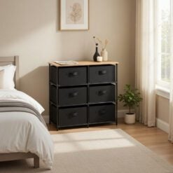 Bragg Essential Fabric Chest of Drawers (6 Drawer)