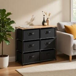 Bragg Essential Fabric Chest of Drawers (6 Drawer)