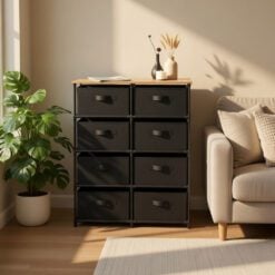 Bragg Essential Fabric Chest of Drawers (8 Drawer)