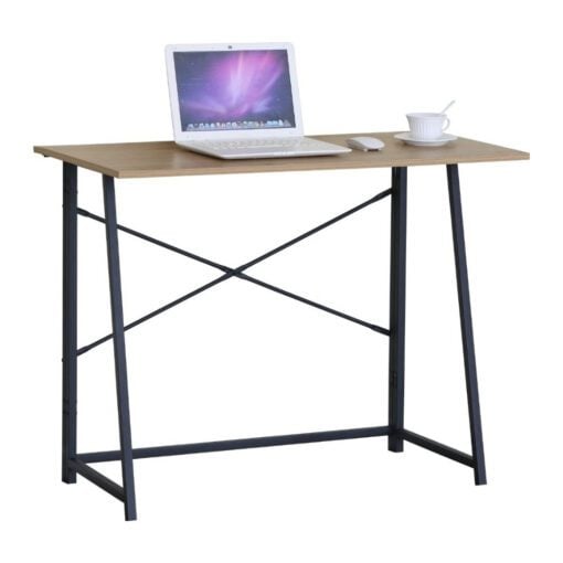 Bragg Essential Foldable Student Office Work Desk with Laptop