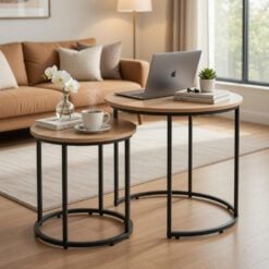 Bragg Essential Round Nesting Coffee Tables