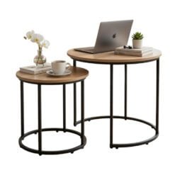 Bragg Essential Round Nesting Coffee Tables