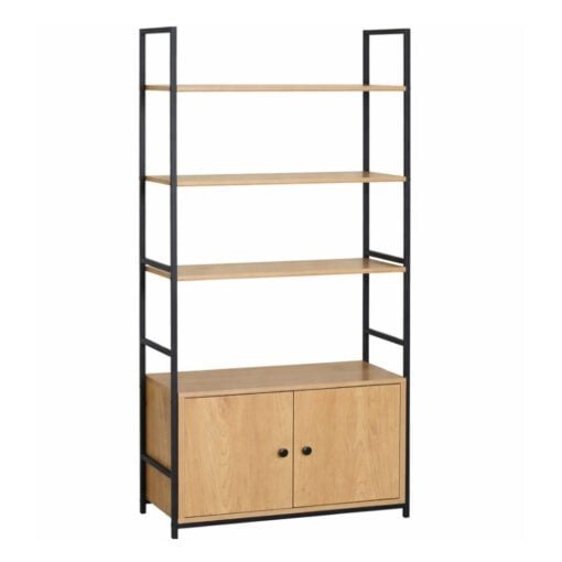 Bragg Essential Storage Bookshelf with Cabinet