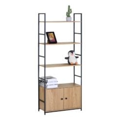 Bragg Essential Storage Bookshelf with Cabinet