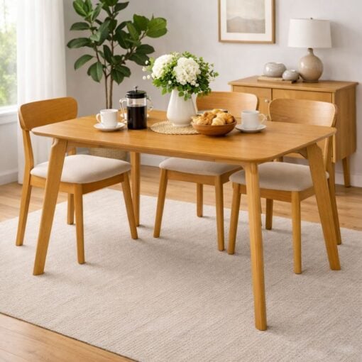 Bragg Acker 4-Seater Dining Table, Oak