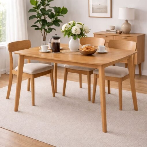 Bragg Allegro 6-Seater Dining Table, Oak