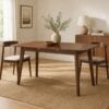 Bragg Arthur Extendable Dining Table, Dark Oak
