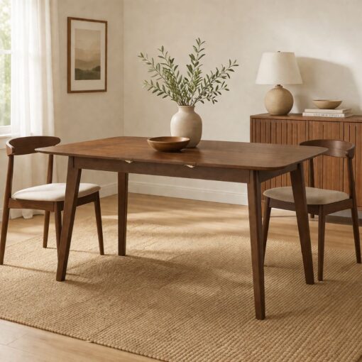 Bragg Arthur Extendable Dining Table, Dark Oak