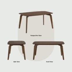 Bragg Acker 6-Seater Dining Table, Dark Oak