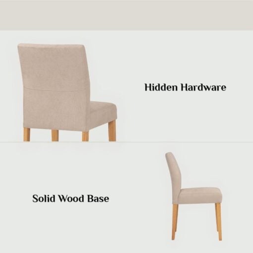 Bragg Ladee Dining Chairs, Set of 2, Beige