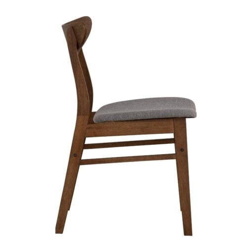 Bragg Macy Dining Chairs, Set of 2, Brown Grey