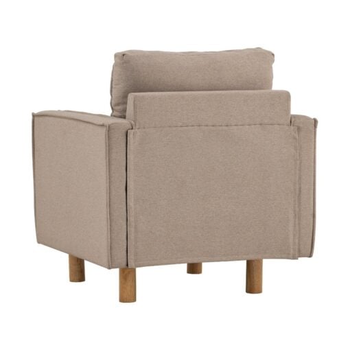 Bragg Nexon 1-Seater Armchair Sofa Couch, Beige