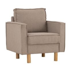 Bragg Nexon 1-Seater Armchair Sofa Couch, Beige